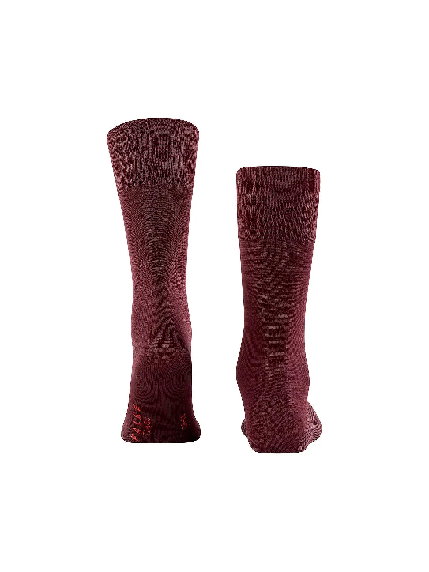 FALKE | Socken TIAGO black | dunkelrot